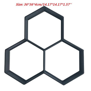 Garden Walk Pavement Mold DIY Manually Paving Cement Brick Stone Road Concrete Molds Path Maker Reusable DIY Manually Paving